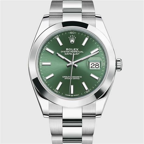 rolex 126300 mint green